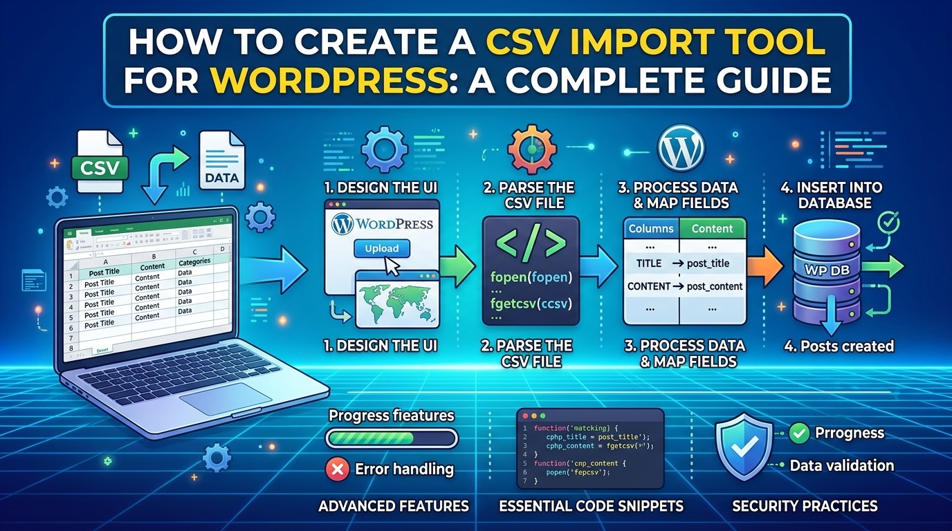 How to Create a CSV Import Tool for WordPress: A Complete Guide?