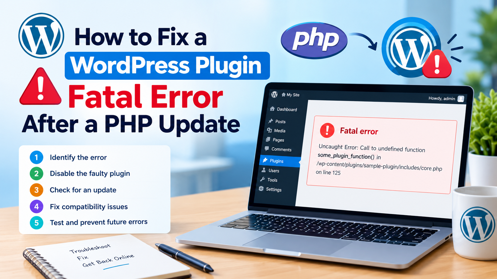 Fix WordPress