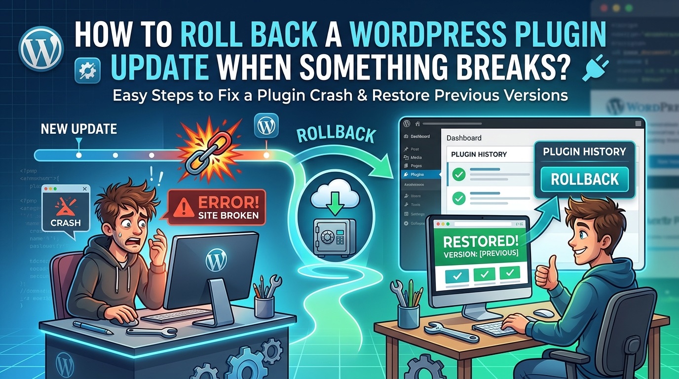 How to Roll Back a WordPress Plugin Update When Something Breaks?