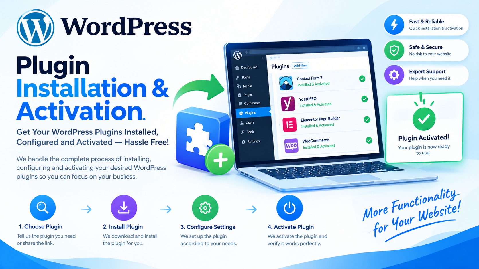 WordPress Plugins Installation and Activation